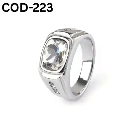 JP Italian Bio White Stone Rings Finger Ring For Men [SB-314]